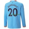 Maillot à Manches Longues Manchester City Bernardo 20 Domicile 2022-23 Pour Homme